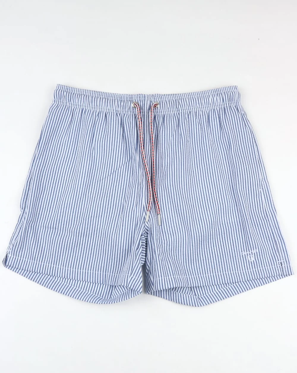 Gant Seersucker Swim Shorts Yale Blue