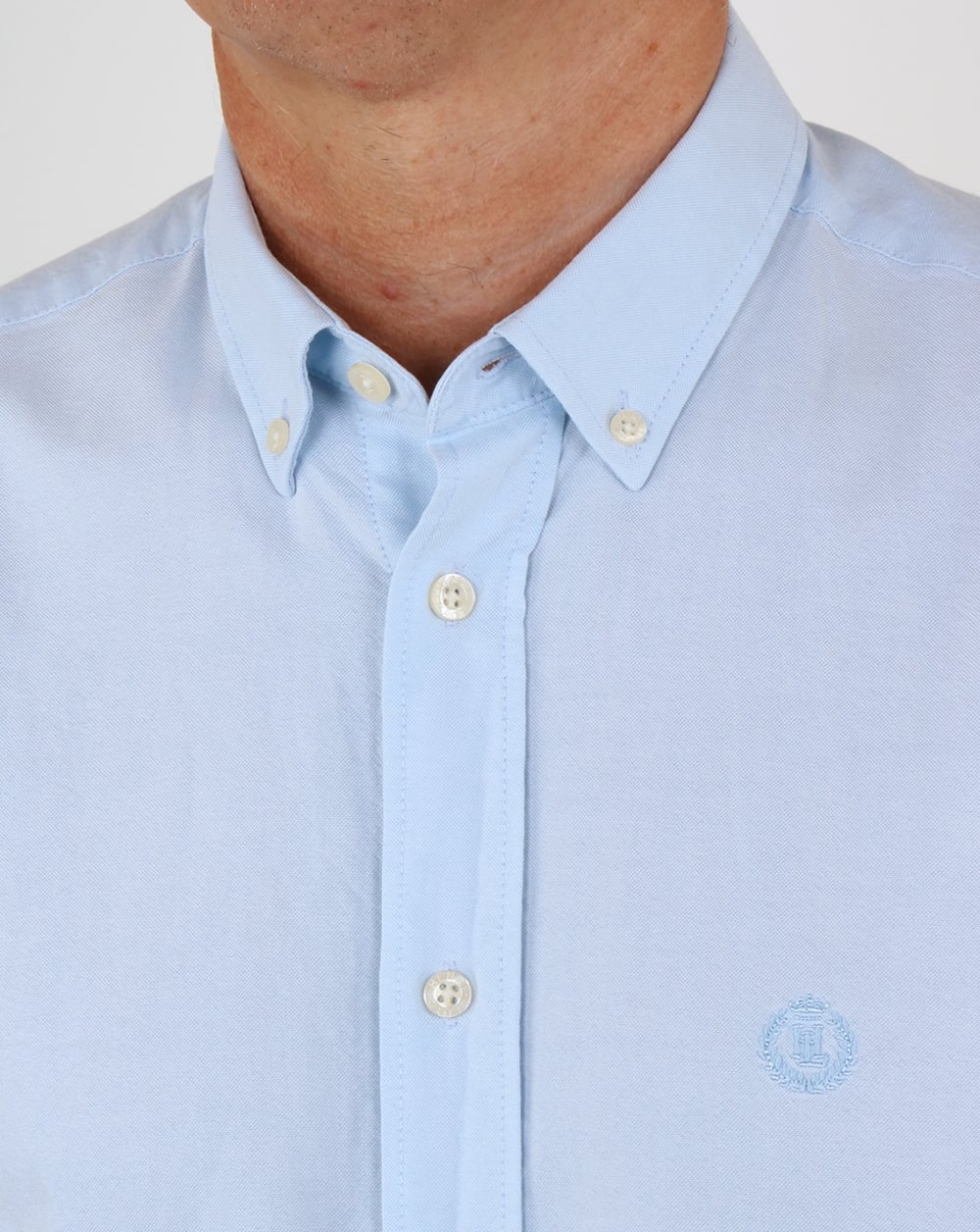 Henri Lloyd Henri Club Short Sleeve Shirt Sky Blue - Image 2