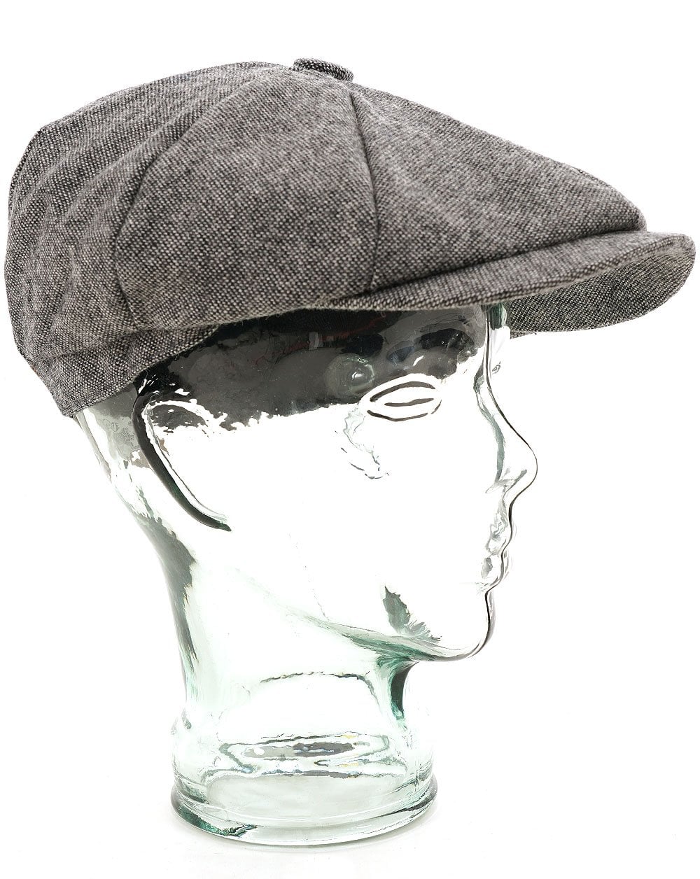 Heritage Traditions Baker Boy Cap Grey Twill - Image 3