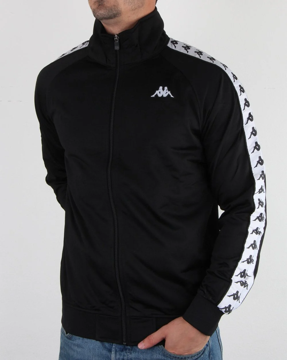 Kappa Anniston Banda Jacket Black/white - Image 2