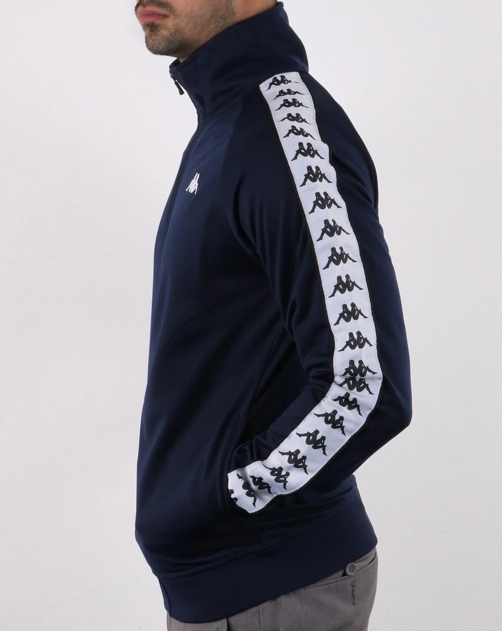 Kappa Anniston Banda Jacket Navy/White - Image 4
