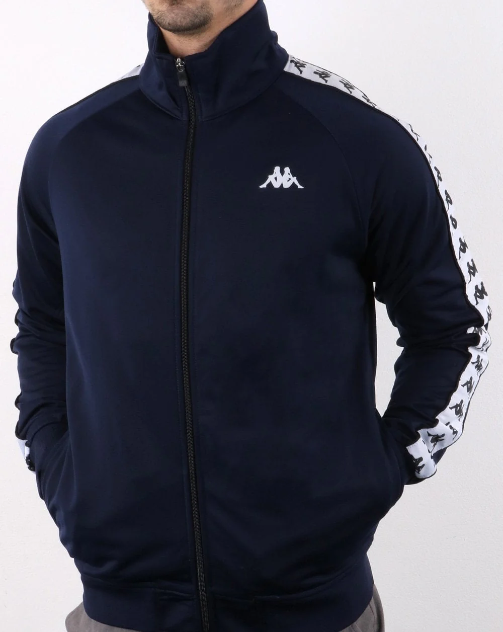Kappa Anniston Banda Jacket Navy/White - Image 4