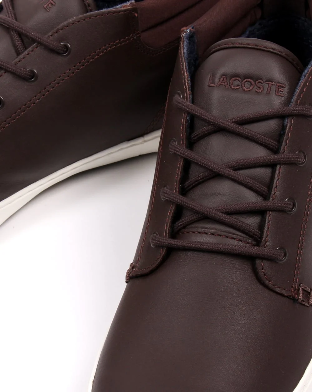 Lacoste Ampthill Terra Boots Brown Leather - Image 4