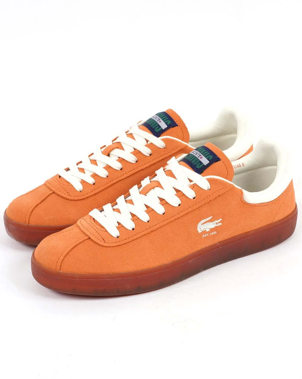 Lacoste Baseshot Trainer Orange/Gum - Image 2