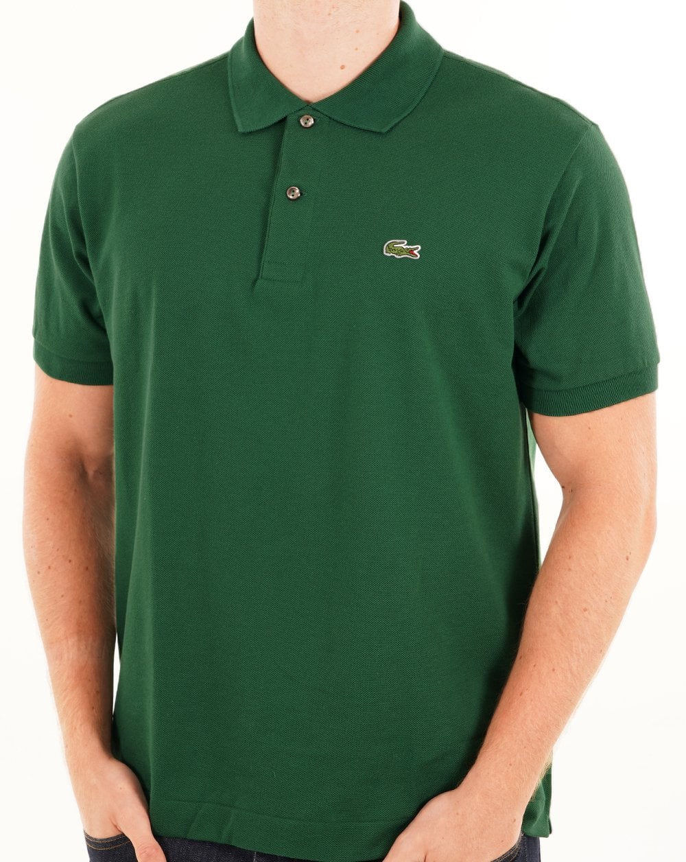Lacoste Classic Polo Shirt Green - Image 3