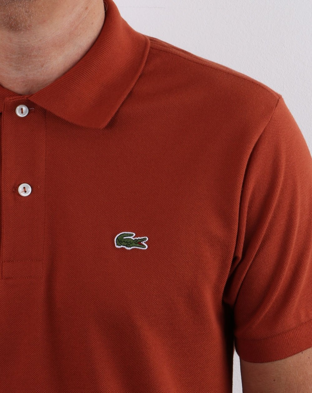 Lacoste Classic Polo Shirt Rust - Image 3