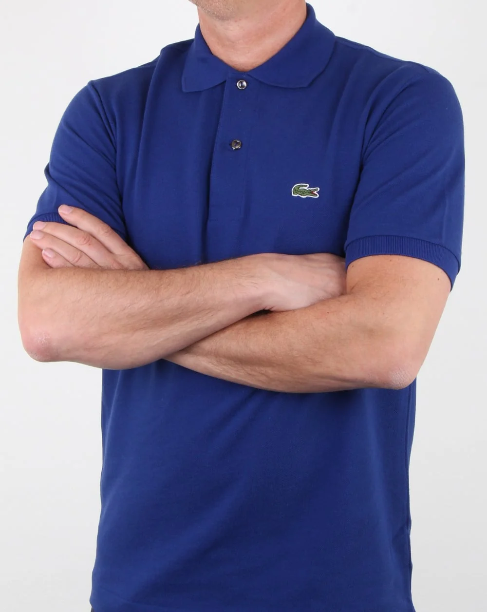 Lacoste Classic Two Button Polo Shirt Ocean - Image 3
