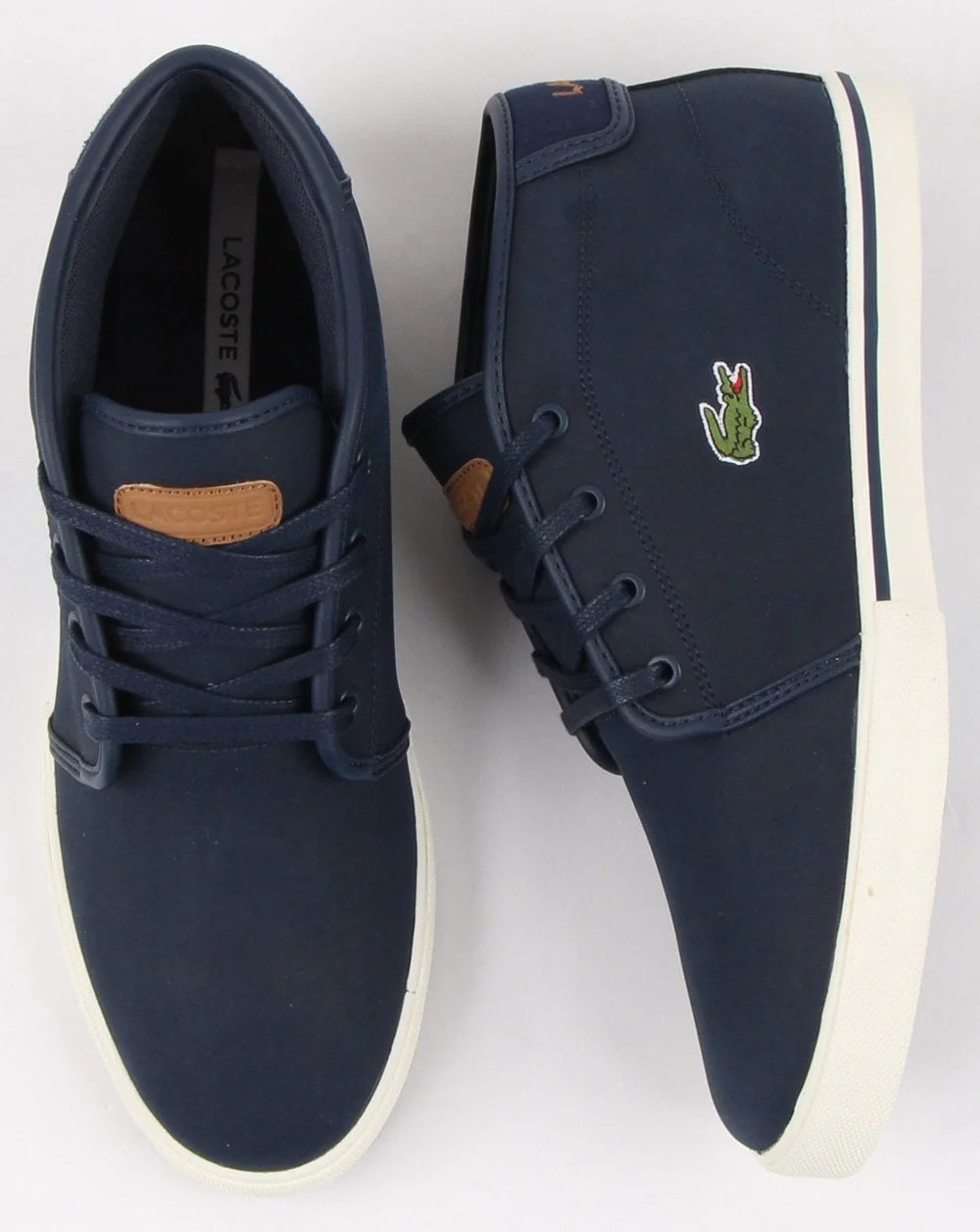 Lacoste Footwear Ampthill Trainer Navy/light Brown - Image 2
