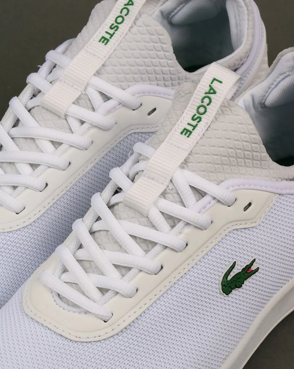 Lacoste Footwear Lt Spirit 2.0 Trainers White/Green - Image 3