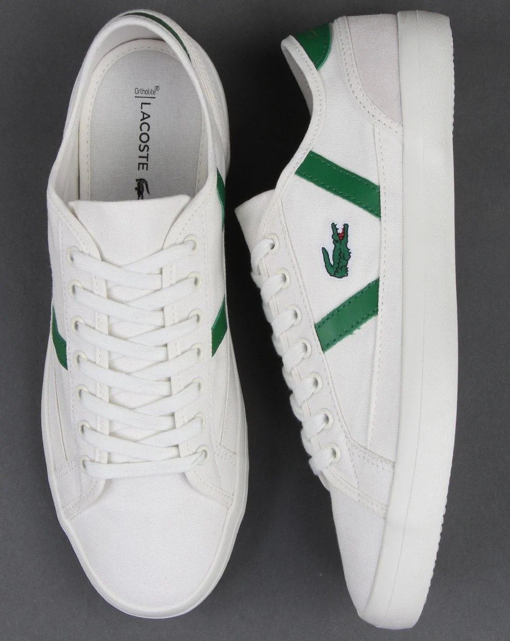Lacoste Footwear Sideline Trainer White/green - Image 2