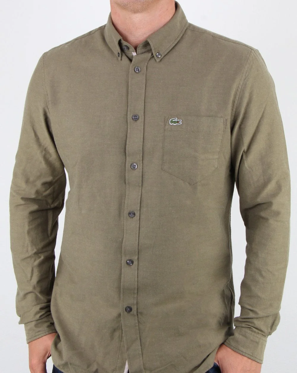 Lacoste Long Sleeve Shirt Baobab Green