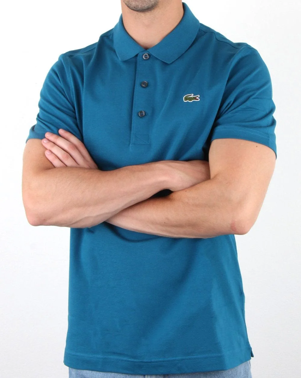 Lacoste Polo Shirt Bright Blue - Image 3