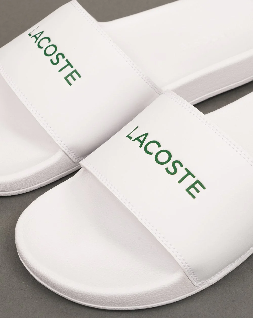 Lacoste Serve Slides 0.0 White/Green - Image 2