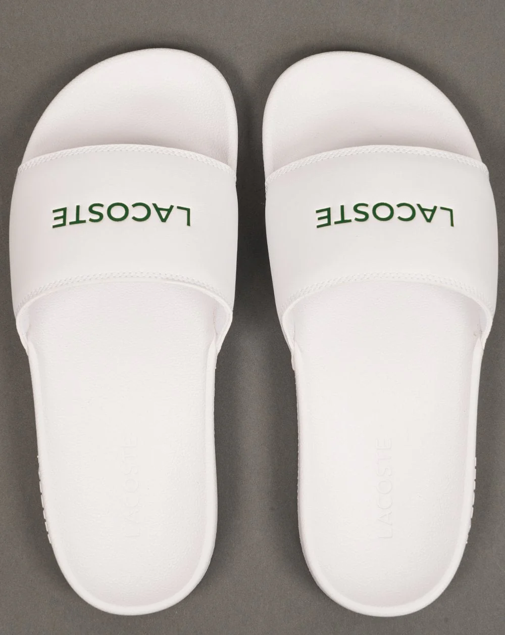 Lacoste Serve Slides 0.0 White/Green - Image 3