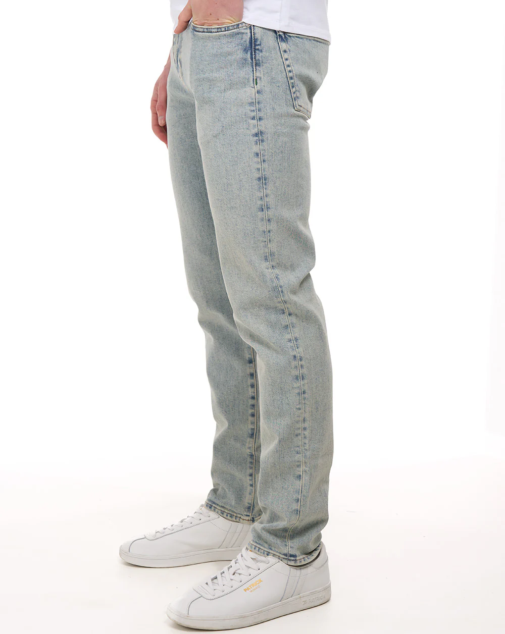 Lacoste Slim Fit Indigo Jeans Washed Bleach - Image 4