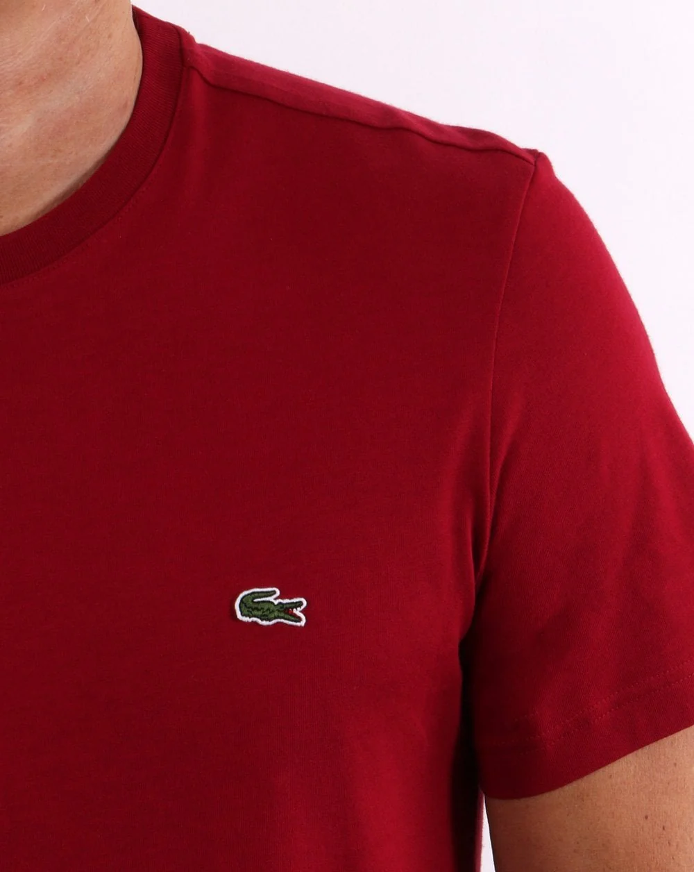 Lacoste T-shirt Bordeaux - Image 2