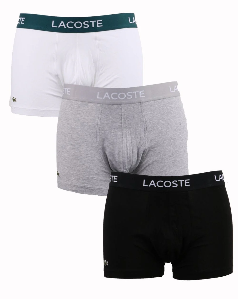 Lacoste Triple Pack Boxers Black/white/silver