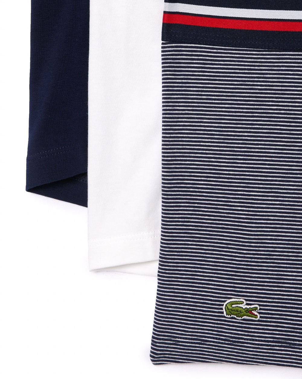 Lacoste Triple Pack Boxers Navy/White - Image 2