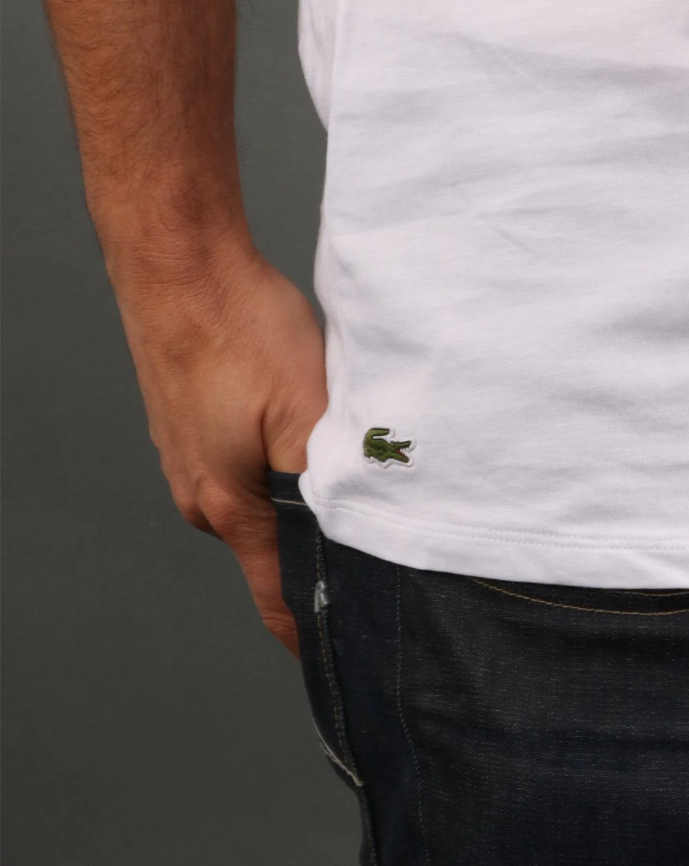 Lacoste Triple Pack T-shirt White - Image 4