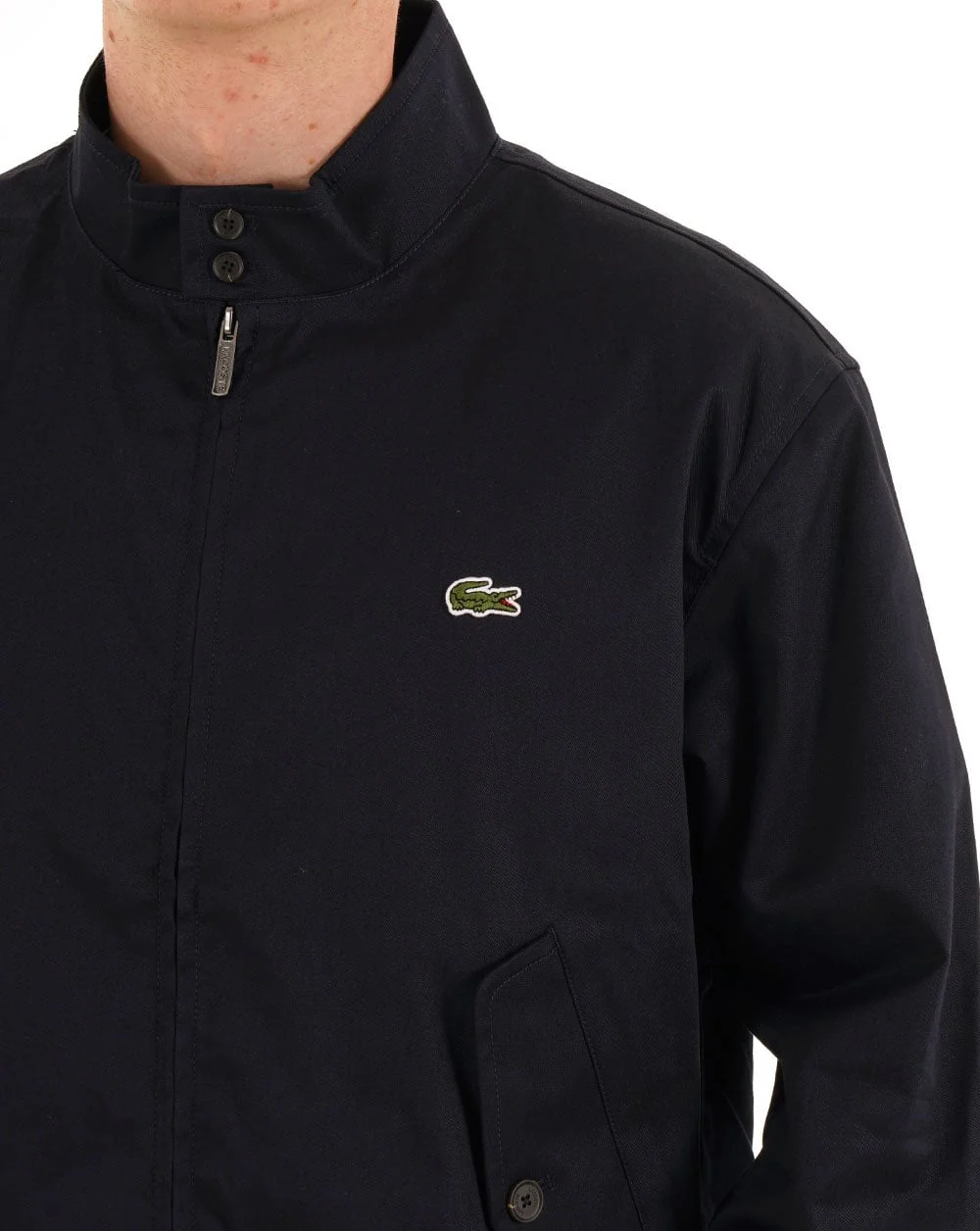 Lacoste Water Repellent Twill Harrington Navy - Image 2