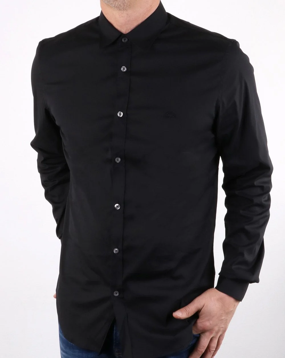 Lacoste Woven Shirt Black