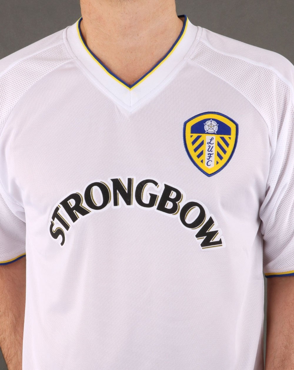 Leeds United 2001 Shirt White - Image 3