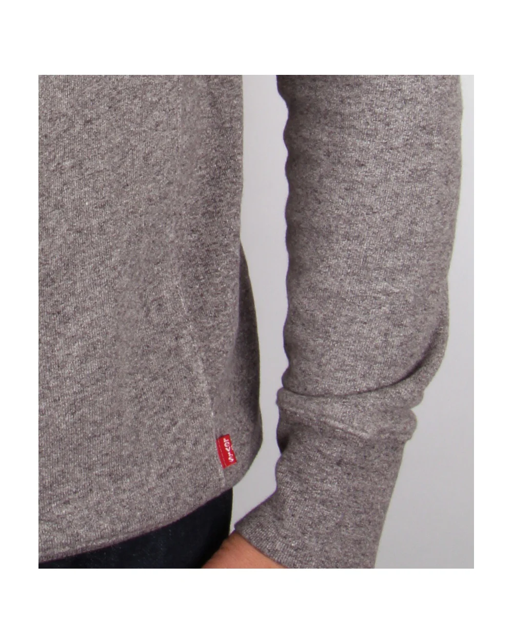 Levis Crew Neck Sweatshirt Grey Marl - Image 3