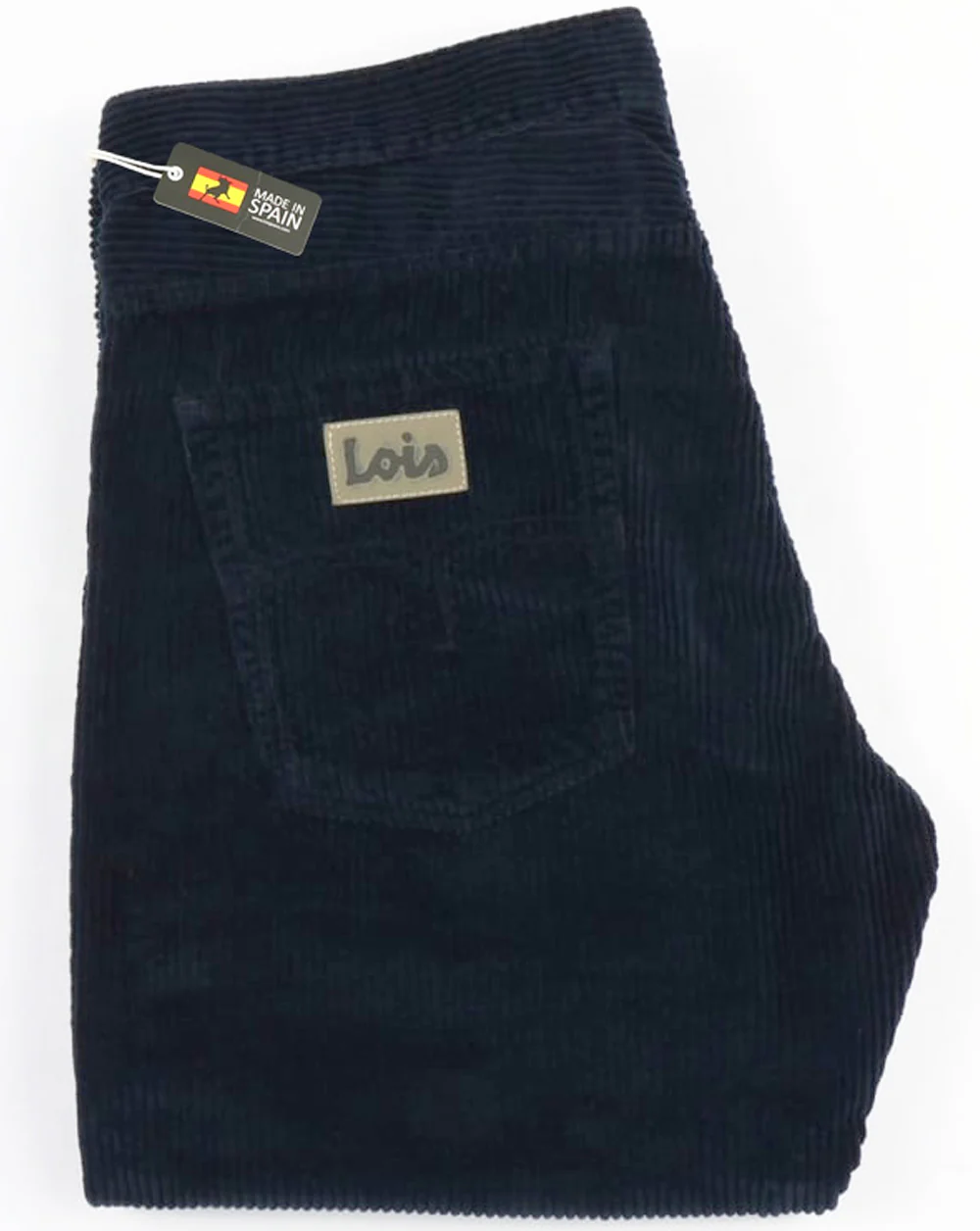 Lois Dallas Straight Jumbo Cords Navy