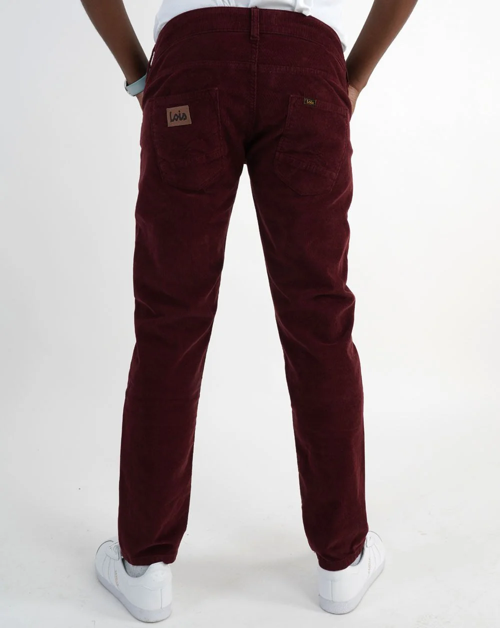 Lois Sierra Needle Cords Burgundy - Image 5
