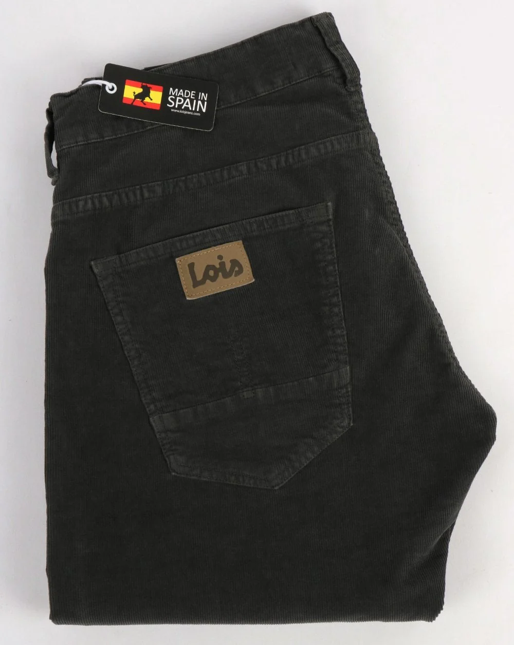 Lois Sierra Needle Cords Charcoal