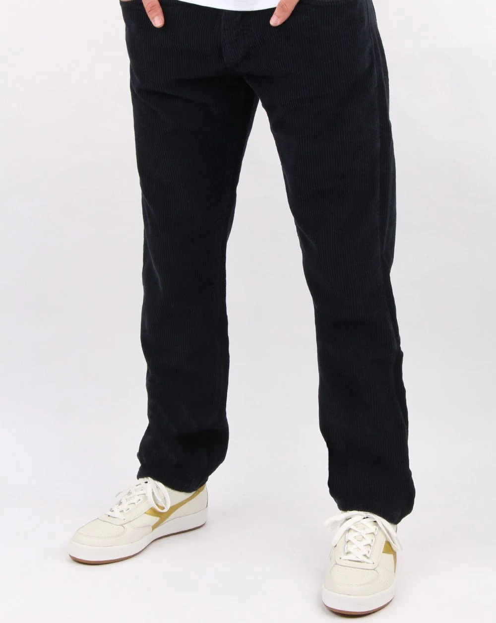 Lois Tapered Mid Cords Cords Navy