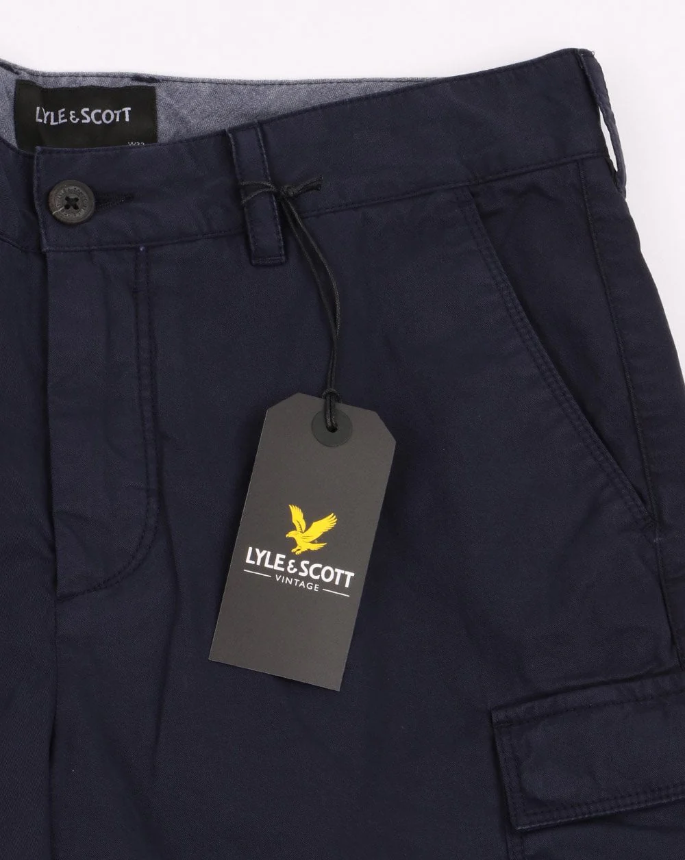 Lyle And Scott Combat Cargo Shorts Navy - Image 4