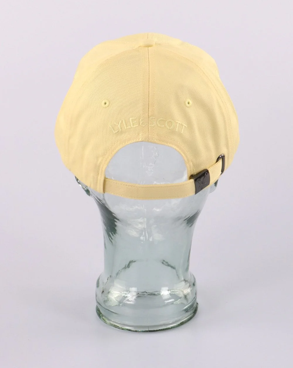 Lyle And Scott Cotton Twill Baseball Cap Lemon - Image 3