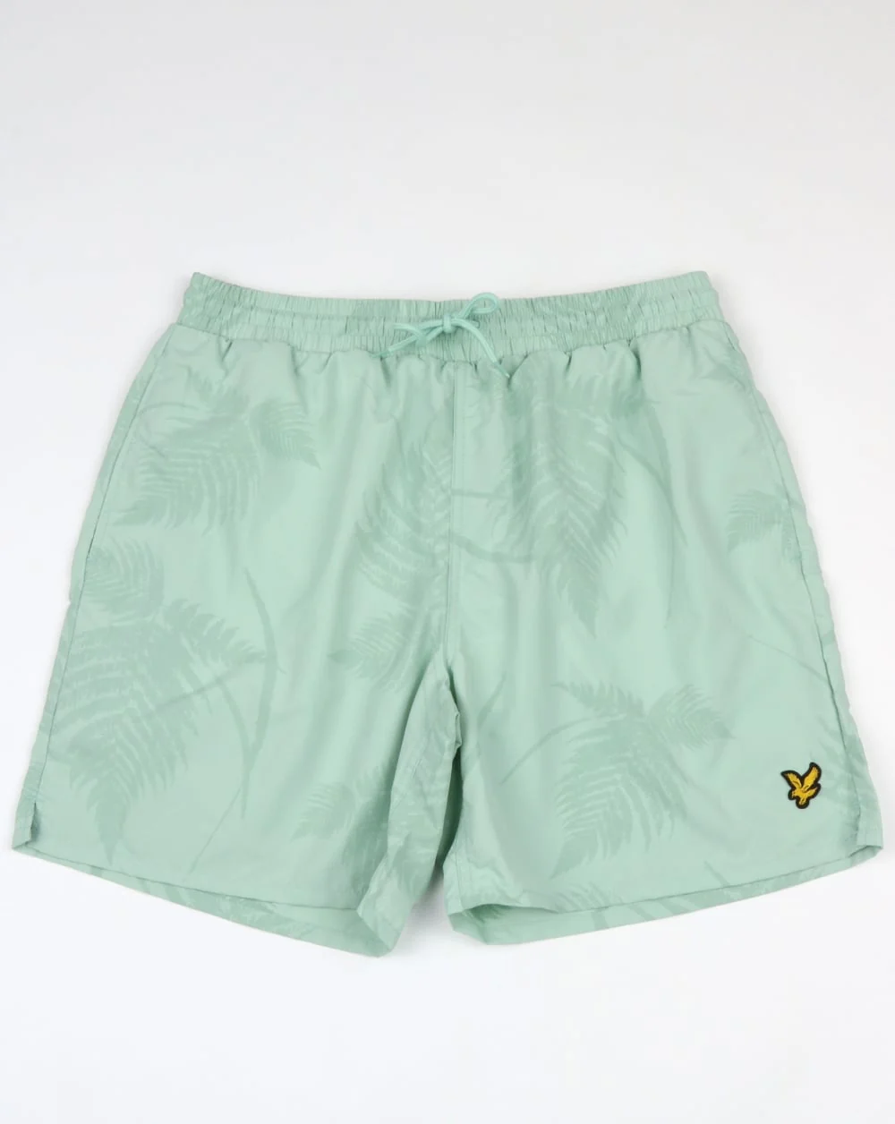 Lyle And Scott Fern Print Swim Shorts Powder Blue