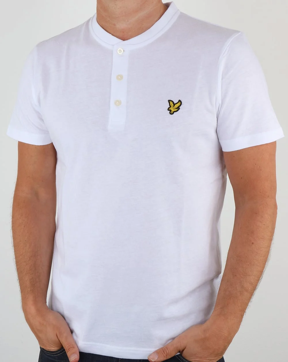 Lyle And Scott Henley T Shirt White