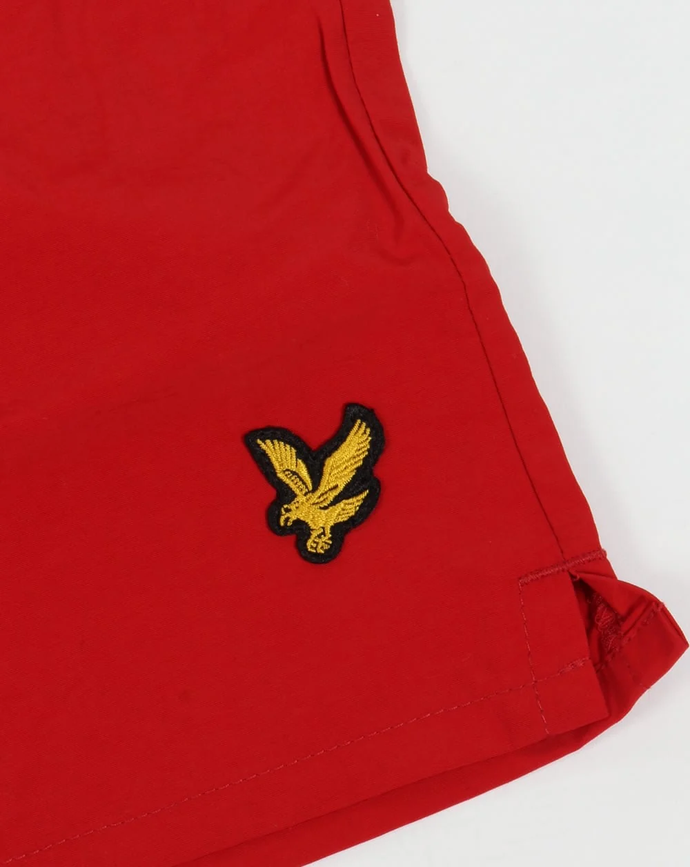 Lyle And Scott Plain Swim Shorts Racing Red - Image 3