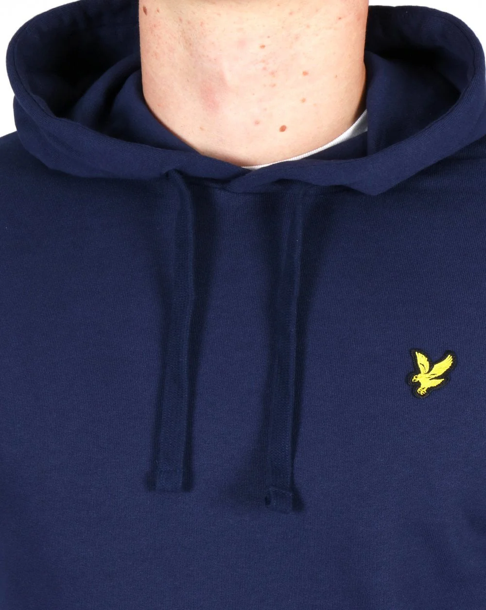 Lyle And Scott Pullover Hoodie Navy - Image 3