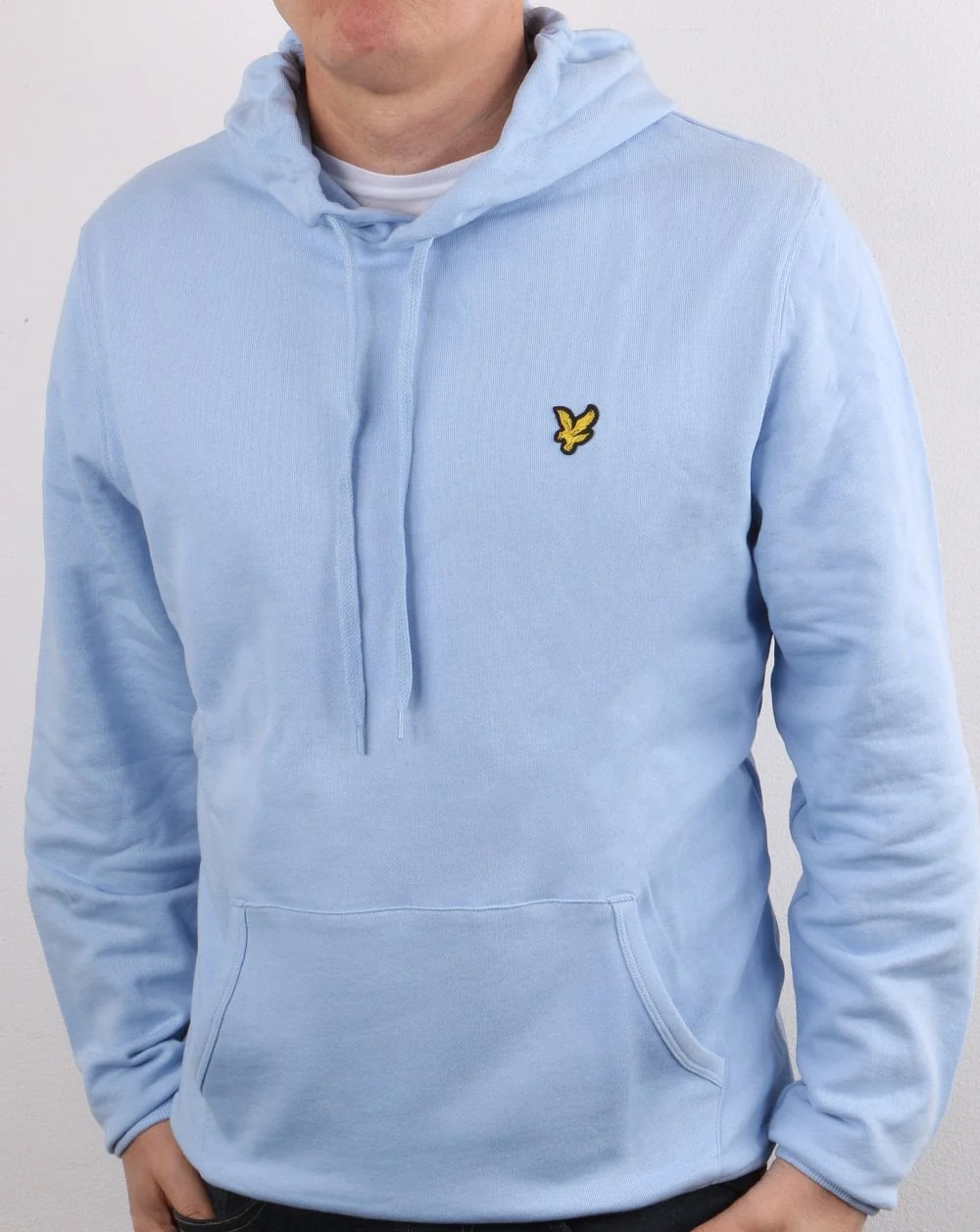 Lyle And Scott Pullover Hoodie Pool Blue