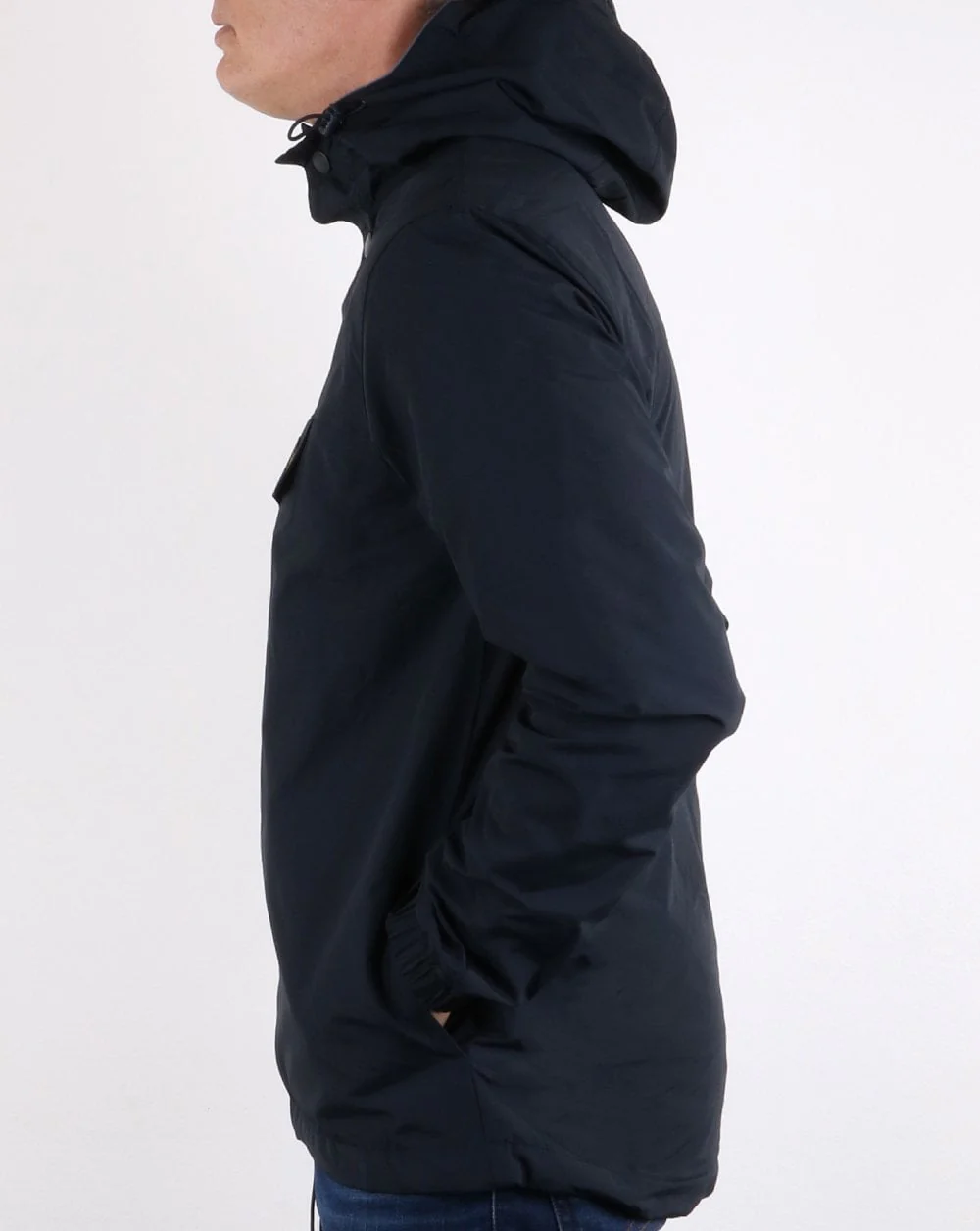 Lyle And Scott Quarter Zip Pocket Jacket Navy - Image 4