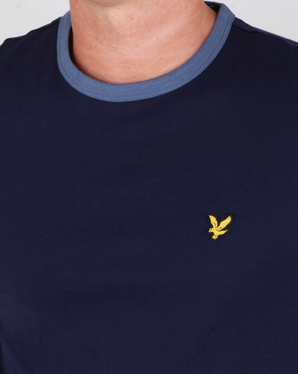 Lyle And Scott Ringer T Shirt Navy/blue - Image 2