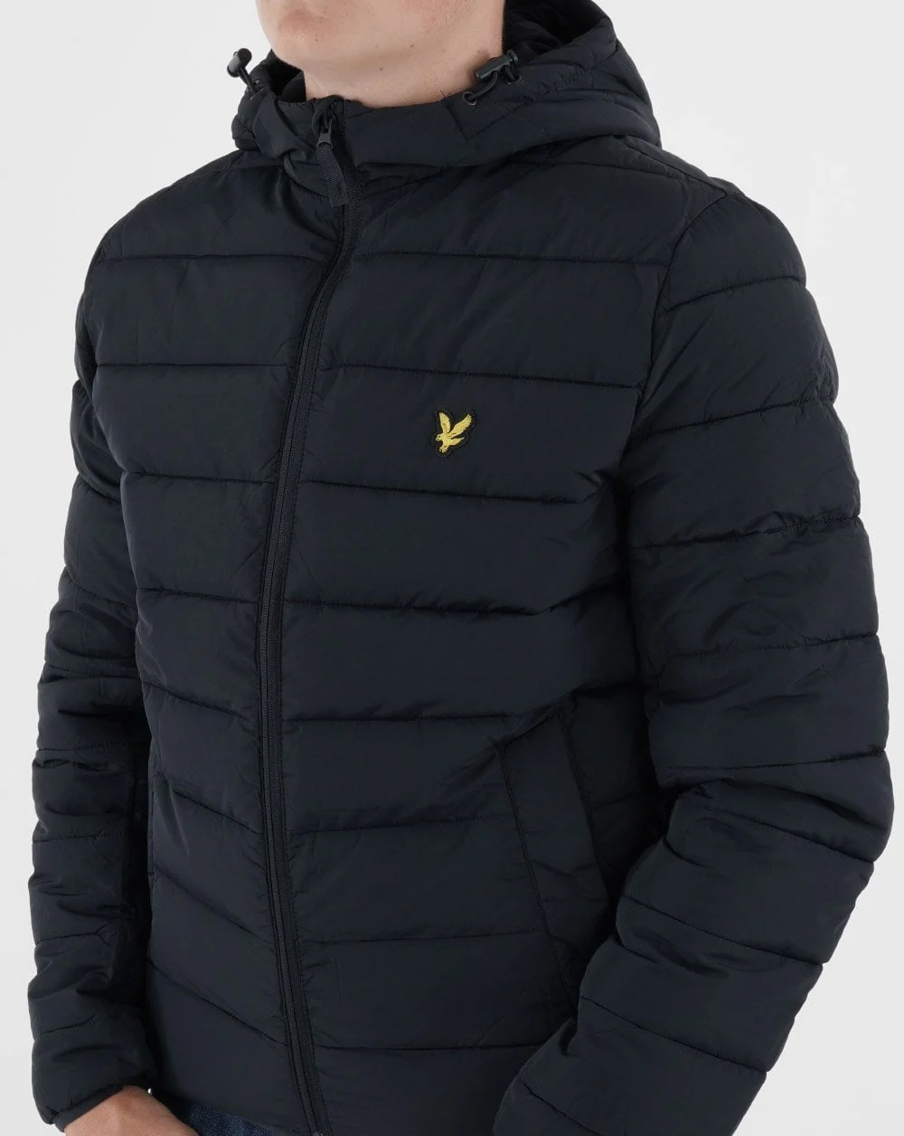 Lyle & Scott Lightweight Puffer Jacket Dark Navy - Image 2
