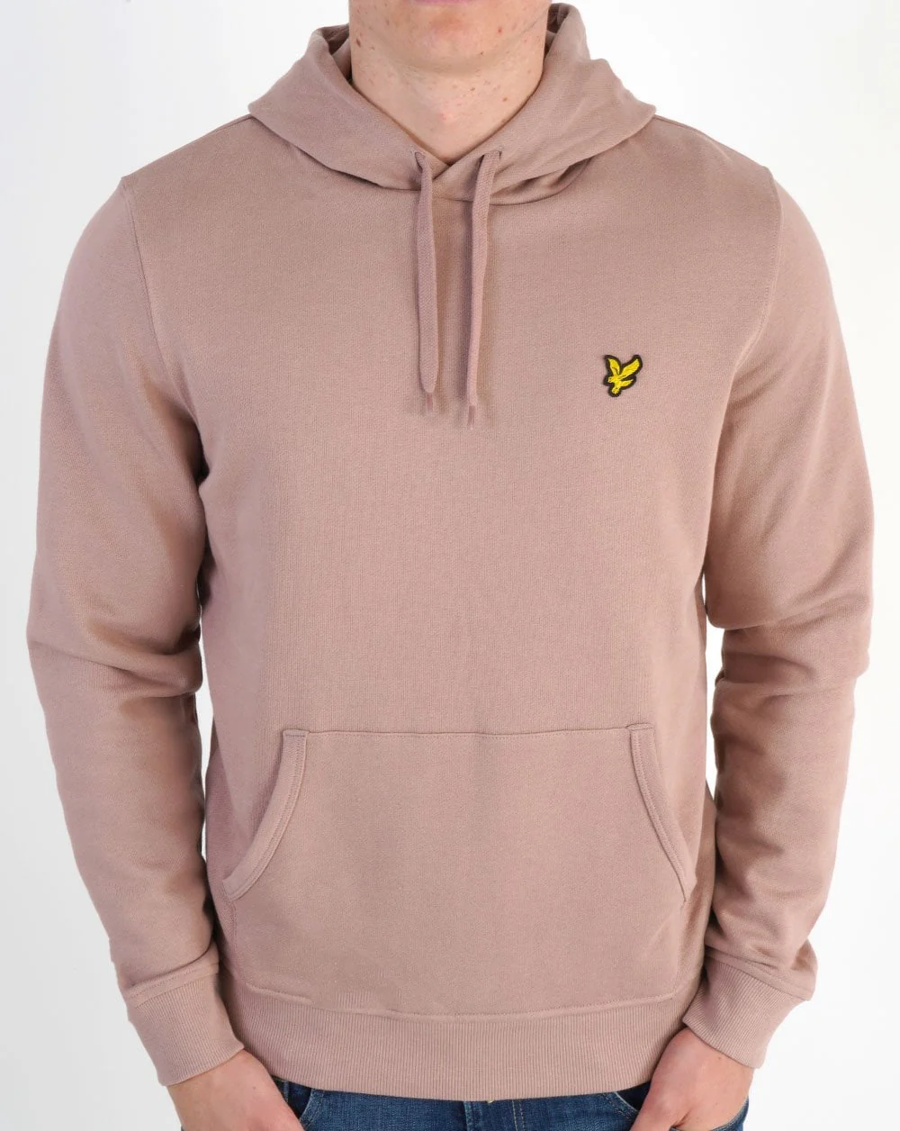 Lyle & Scott Pullover Hoodie Mauve Dusk - Image 3