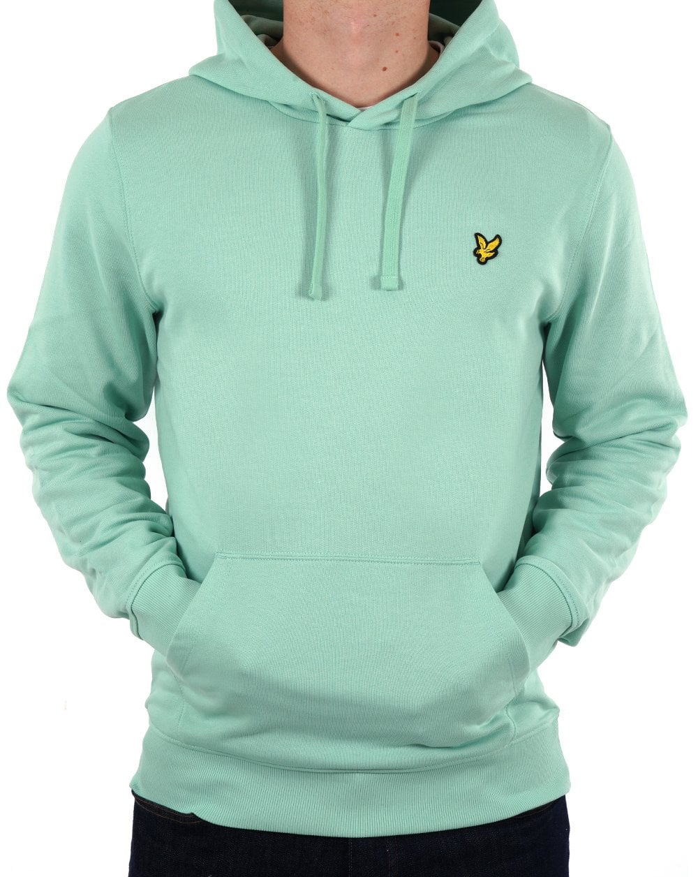 Lyle & Scott Pullover Hoodie Pastel Green - Image 3