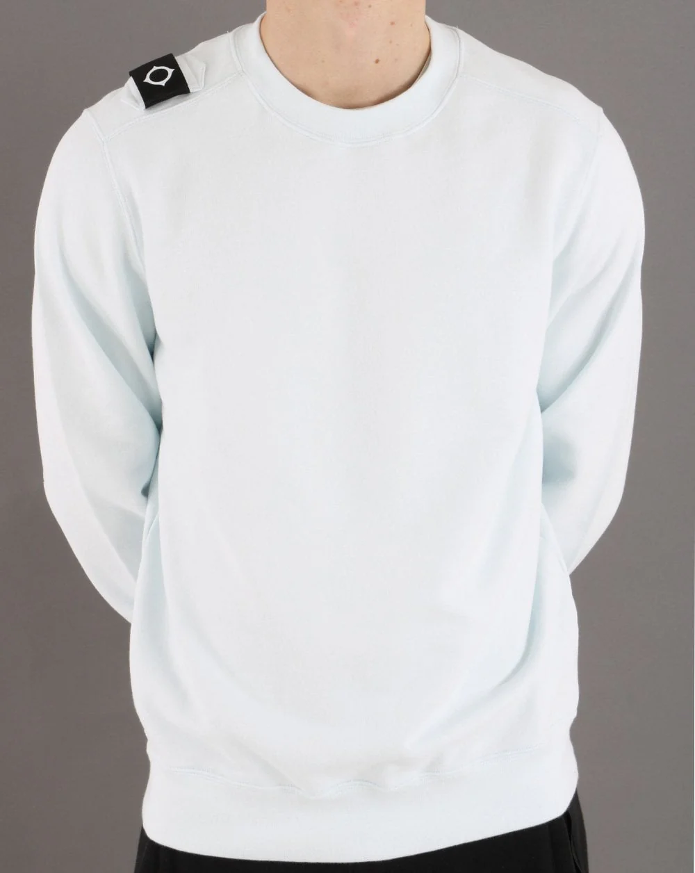 MA.STRUM Core Crew Sweatshirt Illusion Blue