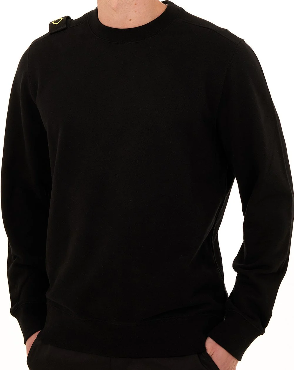 MA.STRUM Crew Sweatshirt Jet Black - Image 2