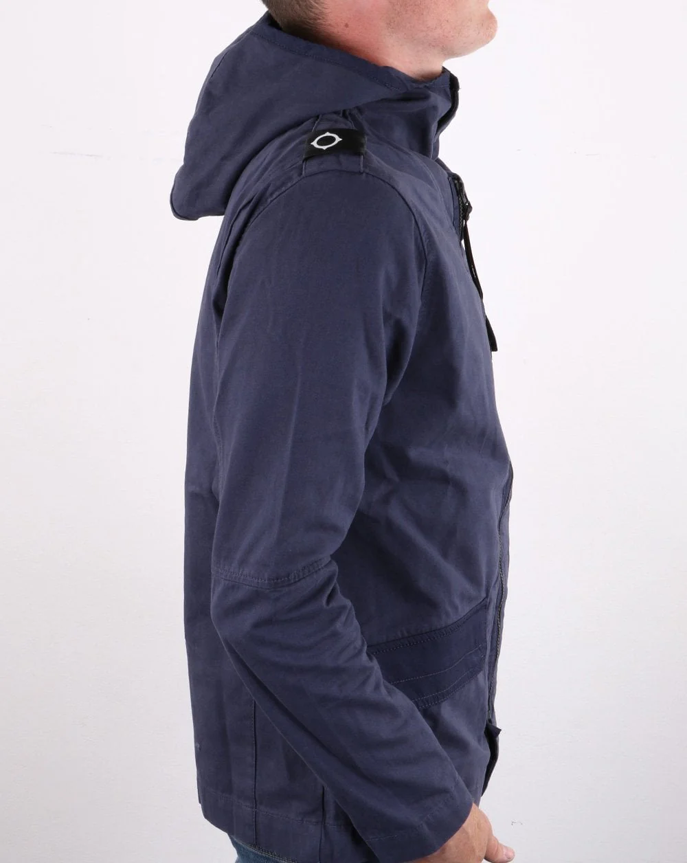 MA.Strum Hooded Jacket True Navy - Image 2