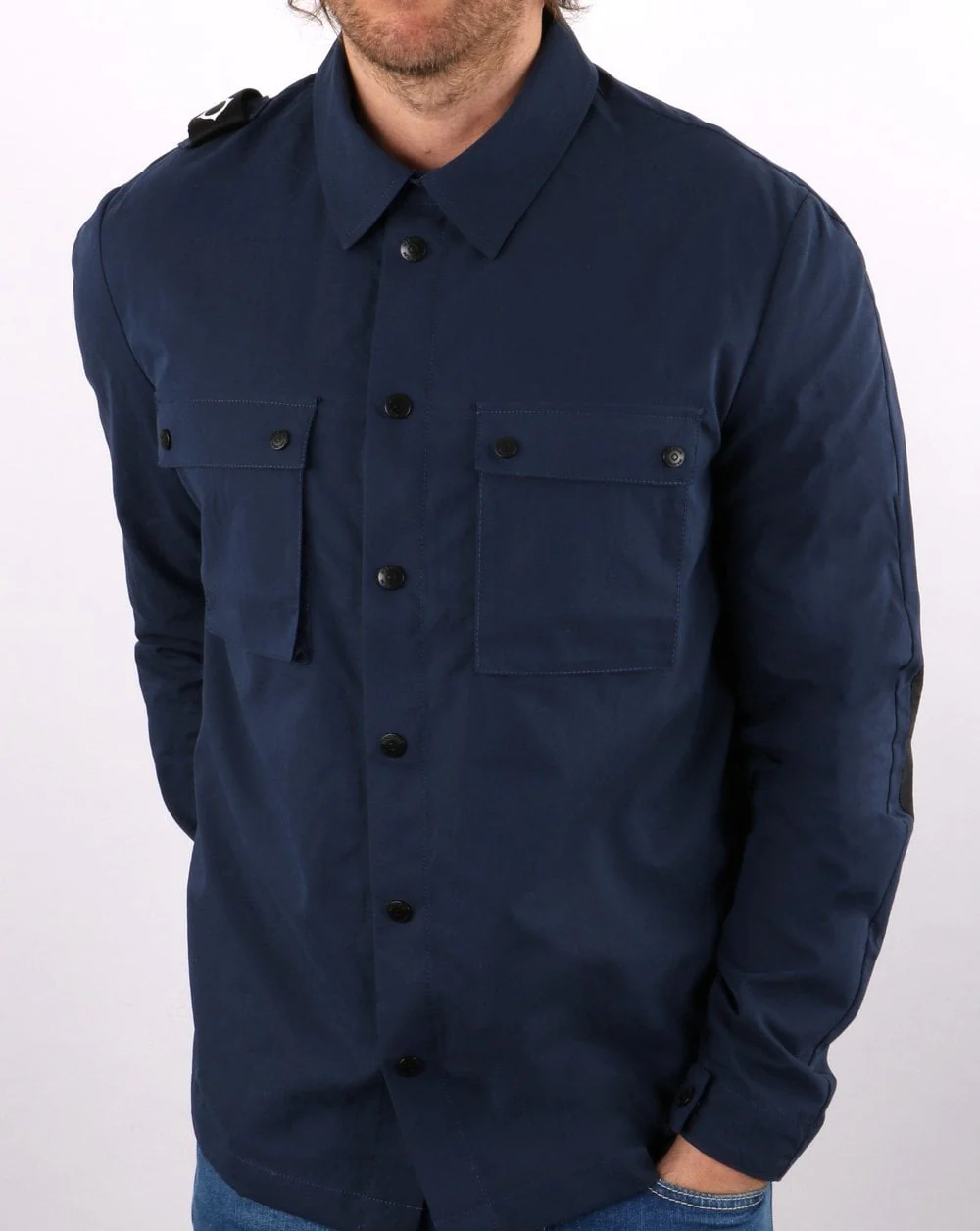 Ma.strum Overshirt Ink Navy - Image 3