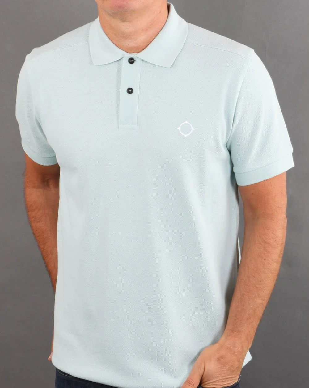 Ma.strum Pique Polo Mist Green - Image 4