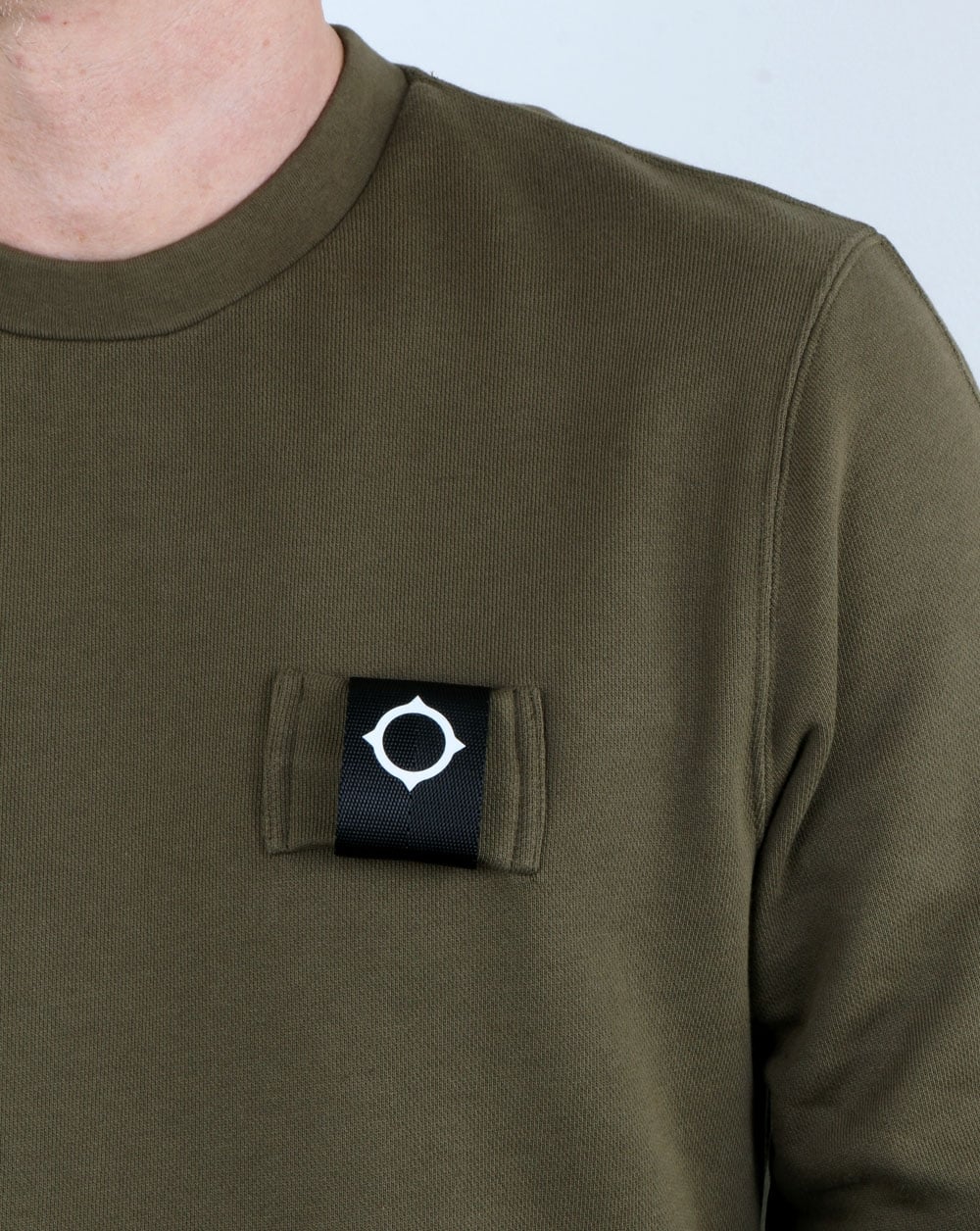 Ma.strum Training Crew Sweat Light Khaki - Image 2