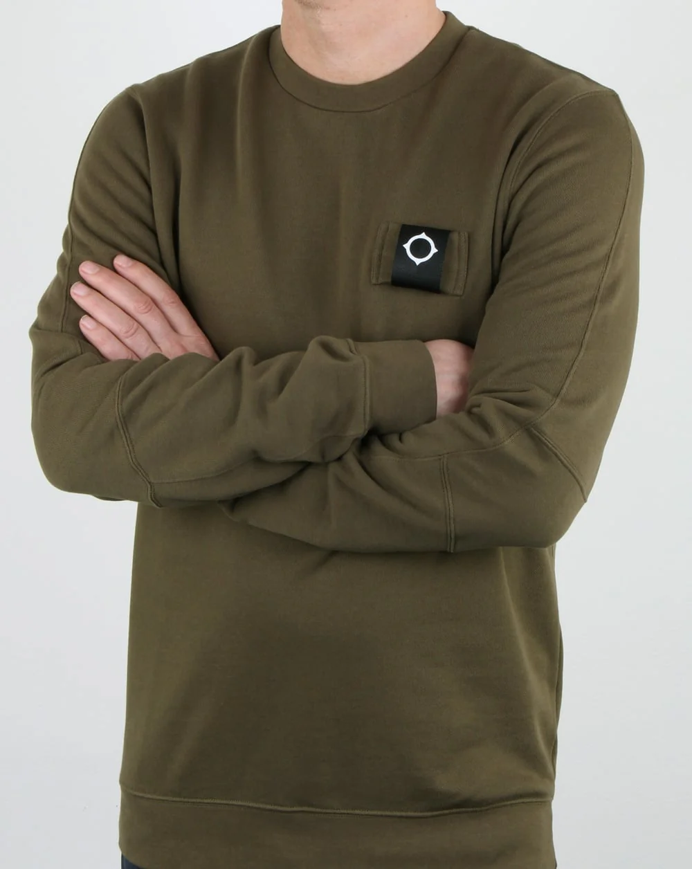 Ma.strum Training Crew Sweat Light Khaki - Image 3